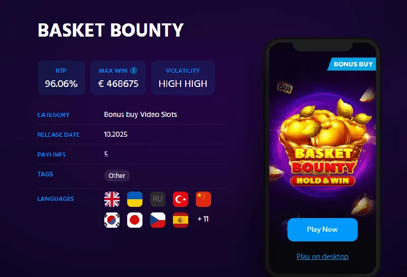 Capture d'écran de Basket Bounty