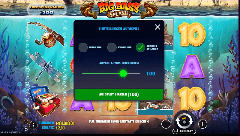 Capture d'écran de Big Bass Splash