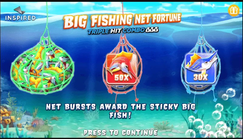 Capture d'écran de Big Fishing Net Fortune