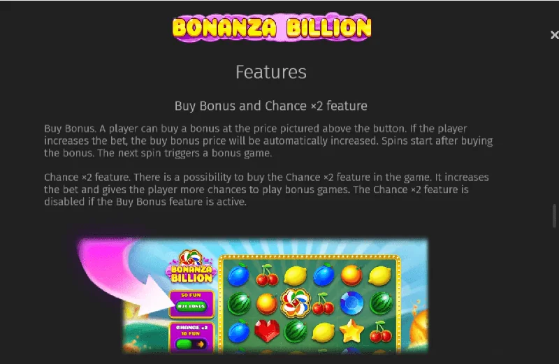 Capture d'écran de Bonanza Billion