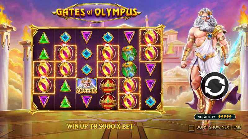 Capture d'écran de Gates of Olympus