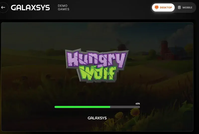 Capture d'écran de Hungry Wolf