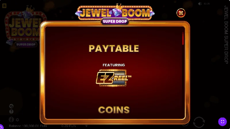 Capture d'écran de Jewel Boom Super Drop