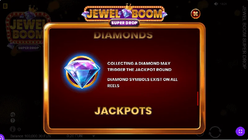 Capture d'écran de Jewel Boom Super Drop
