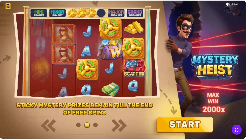 Capture d'écran de Mystery Heist