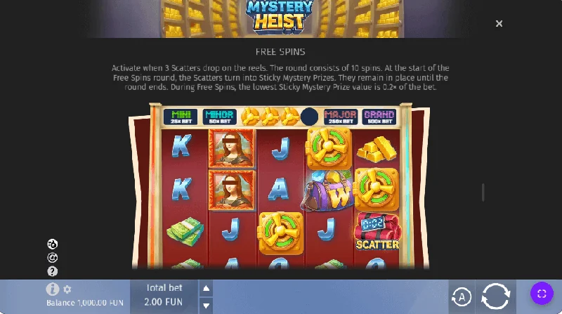Capture d'écran de Mystery Heist