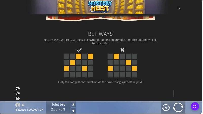 Capture d'écran de Mystery Heist