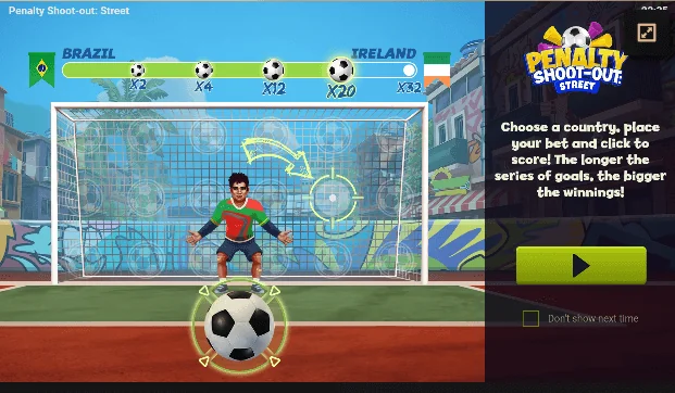 Capture d'écran de Penalty Shoot-Out