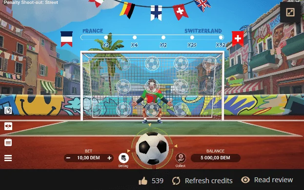 Capture d'écran de Penalty Shoot-Out