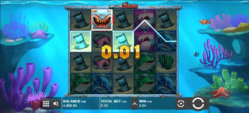 Capture d'écran de Razor Shark