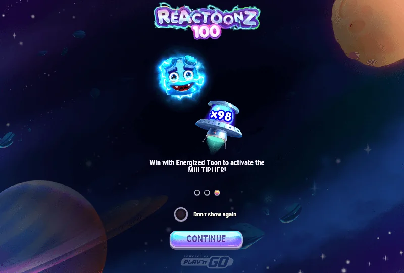 Capture d'écran de Reactoonz 100