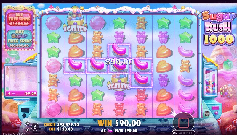 Capture d'écran de Sugar Rush 1000