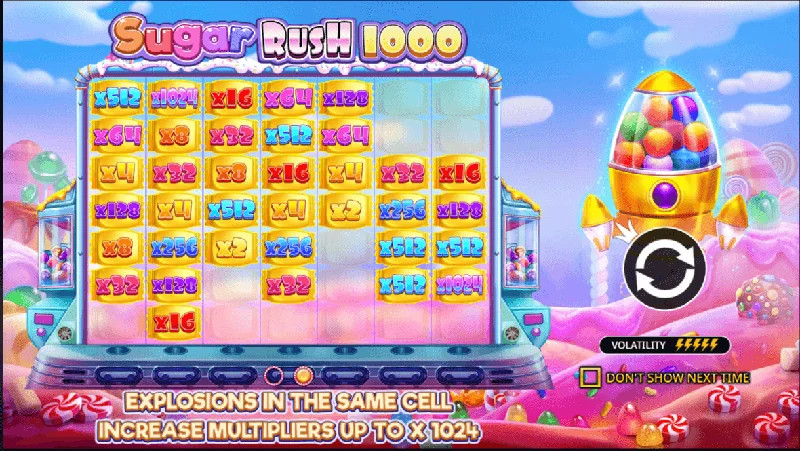 Capture d'écran de Sugar Rush 1000