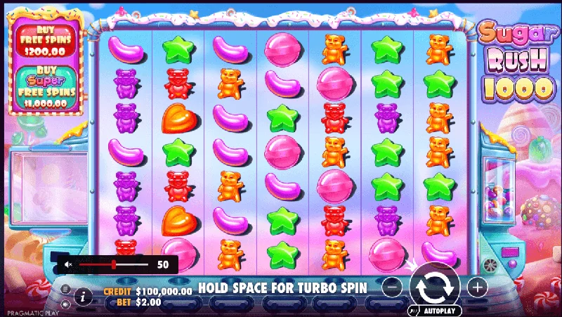 Capture d'écran de Sugar Rush 1000