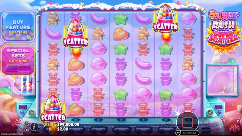 Capture d'écran de Sugar Rush Super Scatter