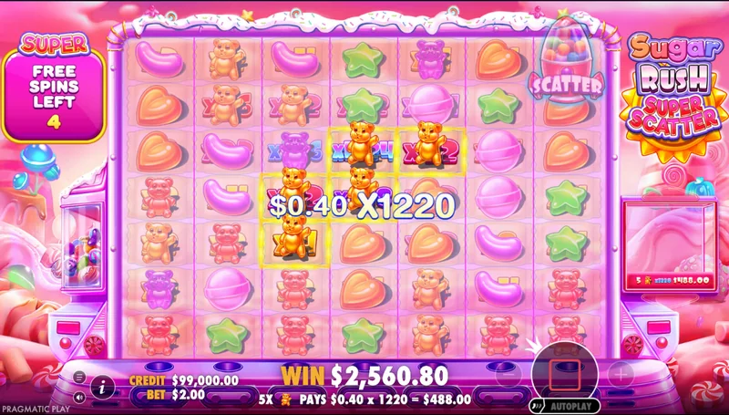 Capture d'écran de Sugar Rush Super Scatter