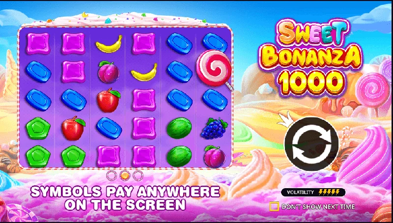 Capture d'écran de Sweet Bonanza 1000