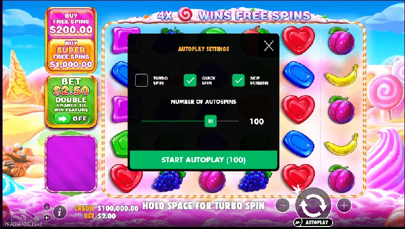 Capture d'écran de Sweet Bonanza 1000
