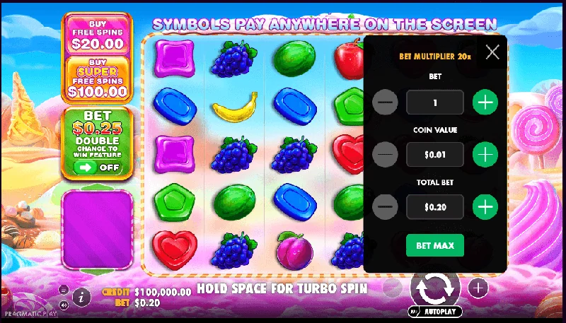 Capture d'écran de Sweet Bonanza 1000