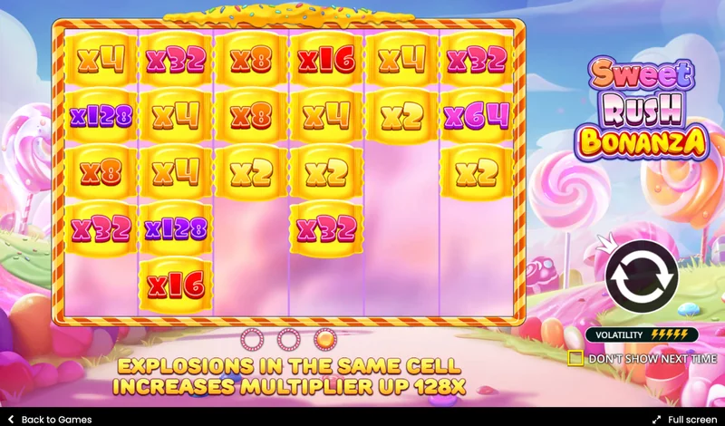 Capture d'écran de Sweet Rush Bonanza
