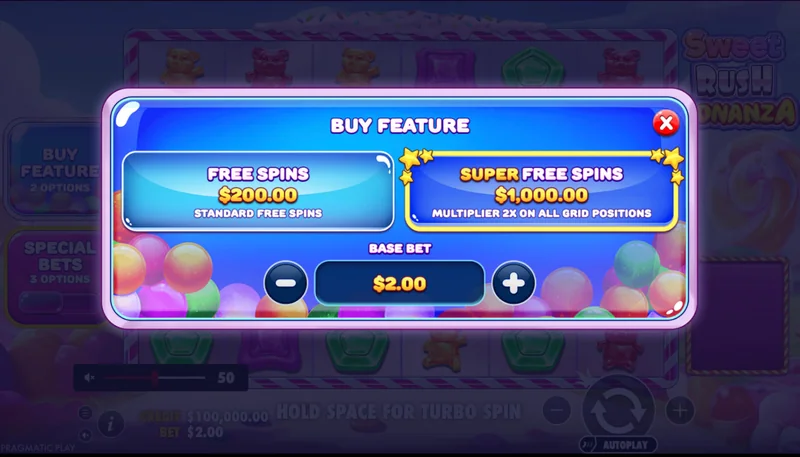 Capture d'écran de Sweet Rush Bonanza