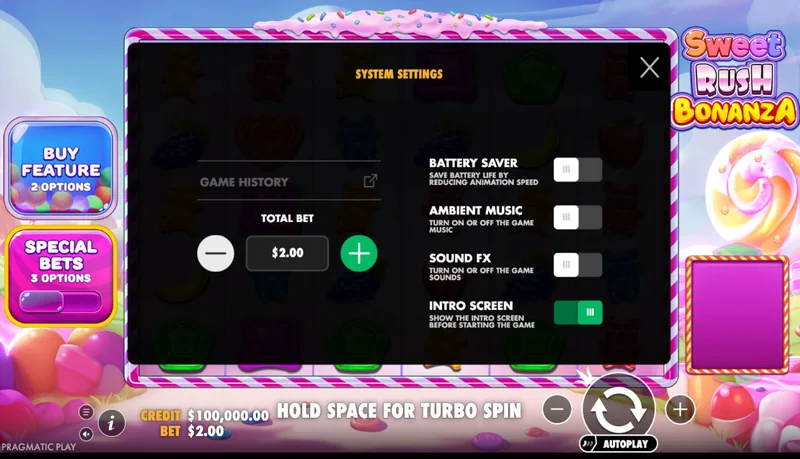 Capture d'écran de Sweet Rush Bonanza