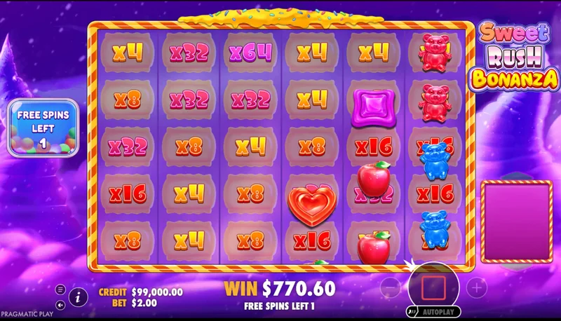 Capture d'écran de Sweet Rush Bonanza
