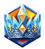 Symbole Couronne de Glace Divine Queen Heart of Ice