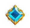 Symbole Gemme Bleue Super Scatter de Gates of Olympus