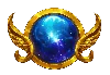 Symbole Multiplicateur Bleu Super Scatter de Gates of Olympus