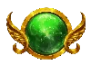 Symbole Multiplicateur Vert Super Scatter de Gates of Olympus