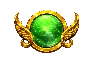 Symbole Multiplicateur Vert Gates of Olympus