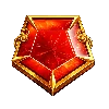 Symbole Gemme Rouge de Gates of Olympus