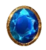 Symbole Gemme Ovale Bleue Olympian Legends