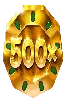 Symbole Pièce 500x de pirots 4