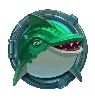 Symbole Requin Vert de Razor Shark