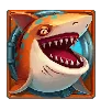 Symbole Requin Orange Razor Shark