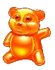 Symbole Ourson Gélifié Orange Sugar Rush 1000