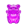 Symbole Ourson Gélifié Violet Super Scatter Sugar Rush
