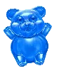 Symbole Ourson Bleu de Sweet Rush Bonanza