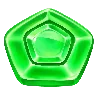 Symbole Bonbon Pentagone Vert Sweet Rush Bonanza
