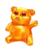 Symbole Ourson Gélifié Orange Sweet Rush Bonanza