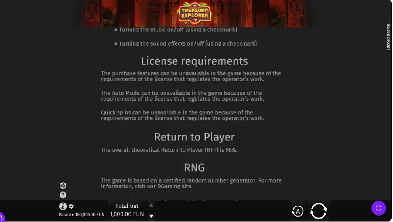 Capture d'écran de Treasure Explorer
