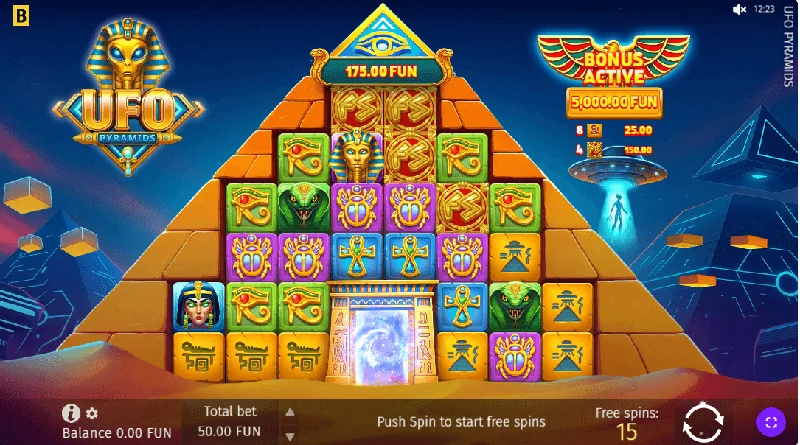Capture d'écran de UFO Pyramids