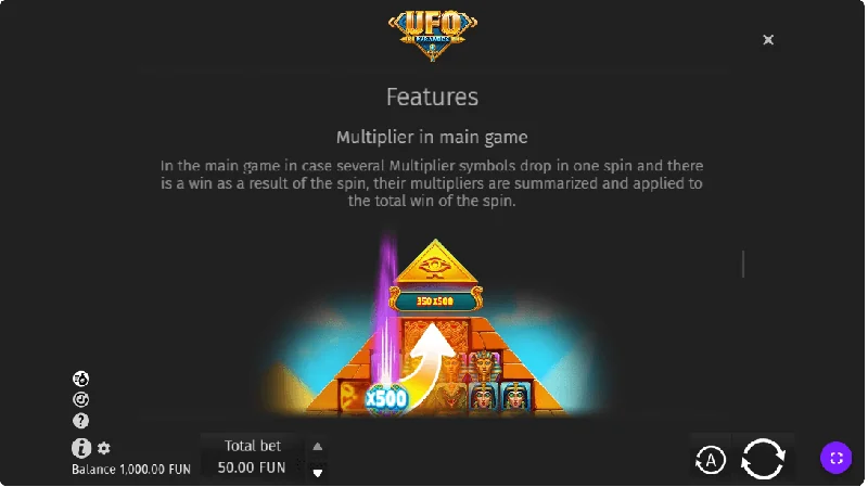 Capture d'écran de UFO Pyramids