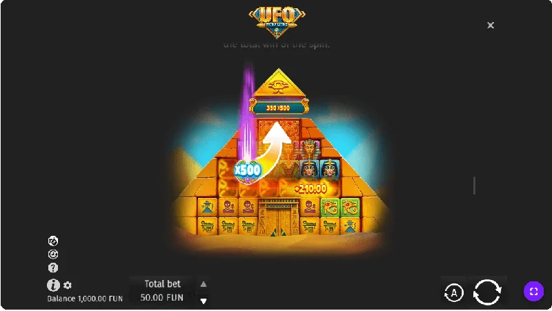 Capture d'écran de UFO Pyramids