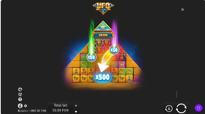 Capture d'écran de UFO Pyramids